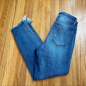 Bridge By Gly High Rise Ankle Skinny Jeans Womens Size 28 X 26 Medium Wash